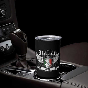 Italian Pride Tumbler Cup Vintage Patriotic Italy Map TS11 Print Your Wear