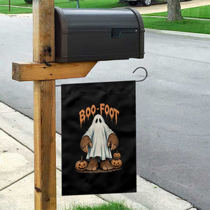 Funny Boo Foot Bigfoot Ghost Halloween Garden Flag Spooky Sasquatch Cryptid Lover