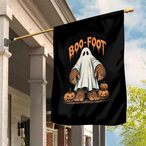 Funny Boo Foot Bigfoot Ghost Halloween Garden Flag Spooky Sasquatch Cryptid Lover