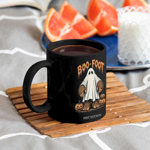 Funny Boo Foot Bigfoot Ghost Halloween Coffee Mug Spooky Sasquatch Cryptid Lover