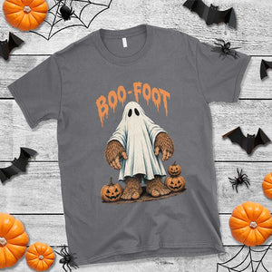 Funny Boo Foot Bigfoot Ghost Halloween T Shirt Spooky Sasquatch Cryptid Lover