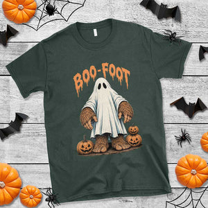 Funny Boo Foot Bigfoot Ghost Halloween T Shirt Spooky Sasquatch Cryptid Lover