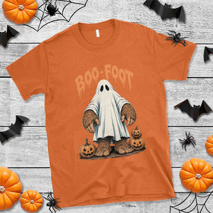 Funny Boo Foot Bigfoot Ghost Halloween T Shirt Spooky Sasquatch Cryptid Lover