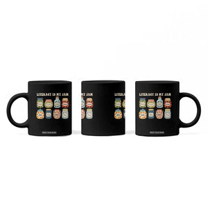 Literacy Is My Jam Coffee Mug SPED Teacher Special Education Life Dyslexia Reading