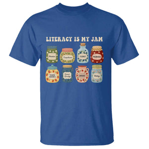 Literacy Is My Jam T Shirt SPED Teacher Special Education Life Dyslexia Reading