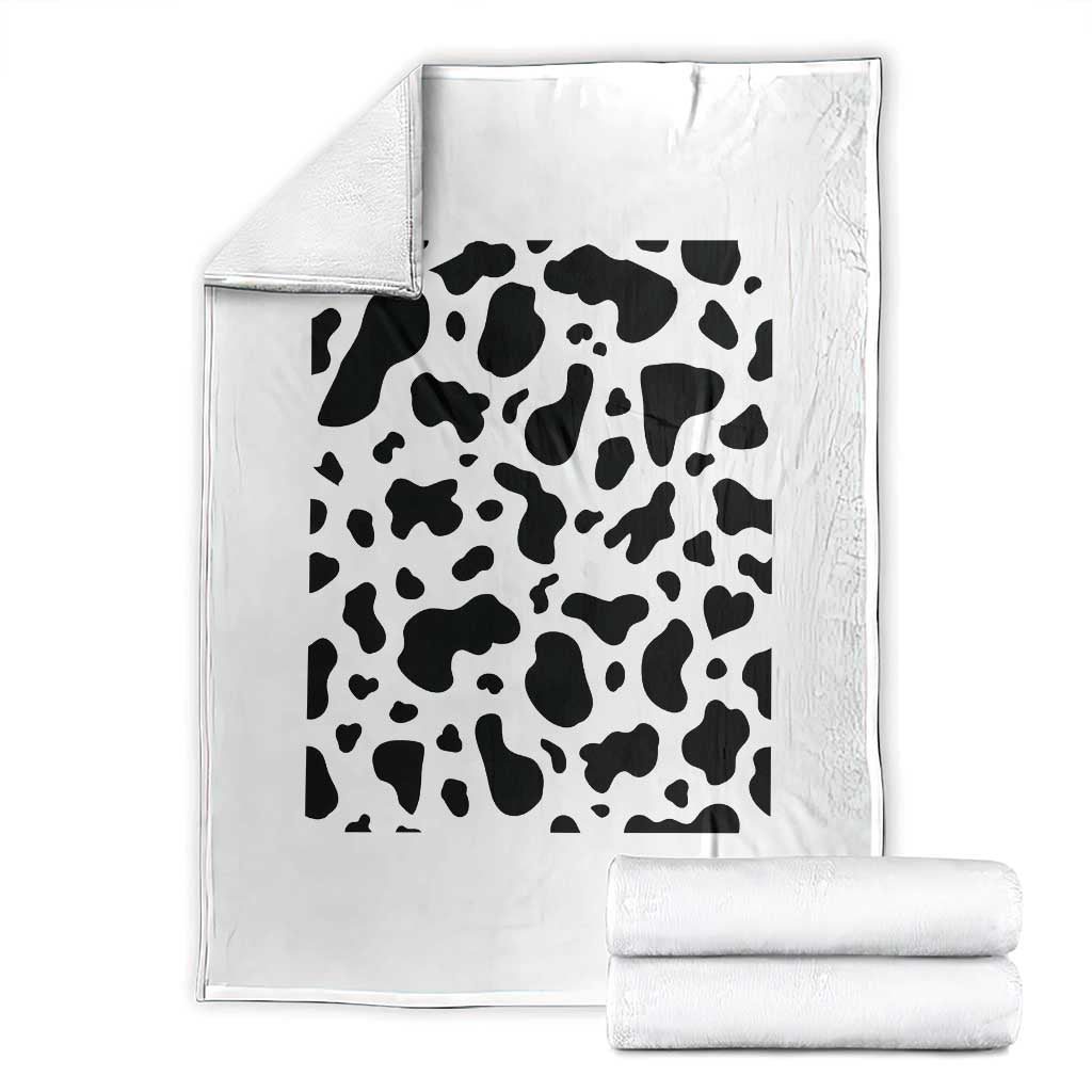 Western Cow Pattern Print Throw Blanket Bull Cow Lover Gift