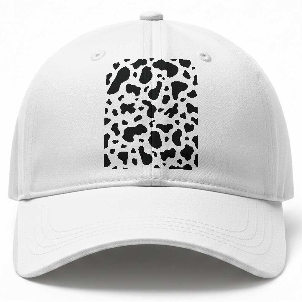 Western Cow Pattern Print Baseball Cap Bull Cow Lover Gift