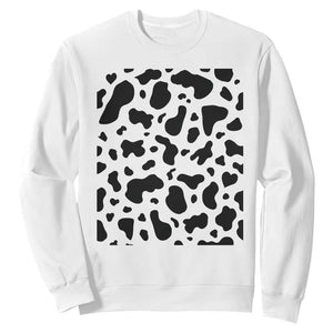 Western Cow Pattern Print Sweatshirt Bull Cow Lover Gift