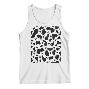 Western Cow Pattern Print Tank Top Bull Cow Lover Gift