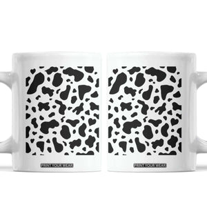 Western Cow Pattern Print Coffee Mug Bull Cow Lover Gift