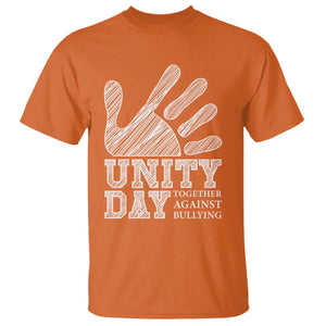 Anti Bullying Awareness T Shirt Unity Day Together Against Bullying Hand TS11 Orange Print Your Wear