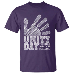 Anti Bullying Awareness T Shirt Unity Day Together Against Bullying Hand TS11 Purple Print Your Wear