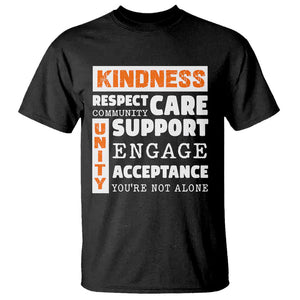 Anti Bullying Awareness T Shirt Kindness Respect Support Unity Day TS11 Black Print Your Wear