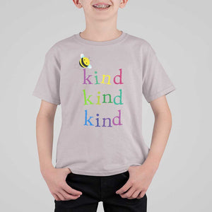 Unity Day T Shirt For Kid Be Kind Bee Orange Day Shirt Anti Bullying TS11 Ice Gray Print Your Wear