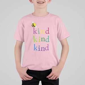 Unity Day T Shirt For Kid Be Kind Bee Orange Day Shirt Anti Bullying TS11 Light Pink Print Your Wear