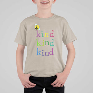 Unity Day T Shirt For Kid Be Kind Bee Orange Day Shirt Anti Bullying TS11 Sand Print Your Wear