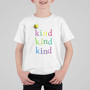 Unity Day T Shirt For Kid Be Kind Bee Orange Day Shirt Anti Bullying TS11 White Print Your Wear