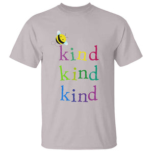 Unity Day T Shirt Be Kind Bee Orange Day Shirt Anti Bullying TS11 Ice Gray Print Your Wear