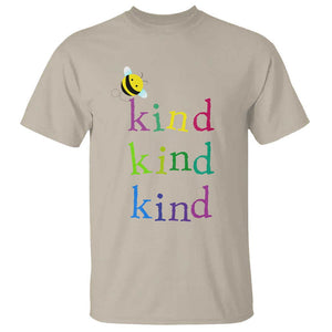 Unity Day T Shirt Be Kind Bee Orange Day Shirt Anti Bullying TS11 Sand Print Your Wear