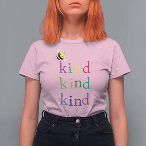 Unity Day T Shirt For Women Be Kind Bee Orange Day Shirt Anti Bullying TS11 Light Pink Print Your Wear