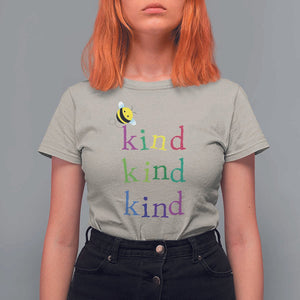 Unity Day T Shirt For Women Be Kind Bee Orange Day Shirt Anti Bullying TS11 Sand Print Your Wear