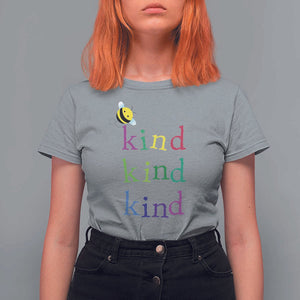 Unity Day T Shirt For Women Be Kind Bee Orange Day Shirt Anti Bullying TS11 Sport Gray Print Your Wear