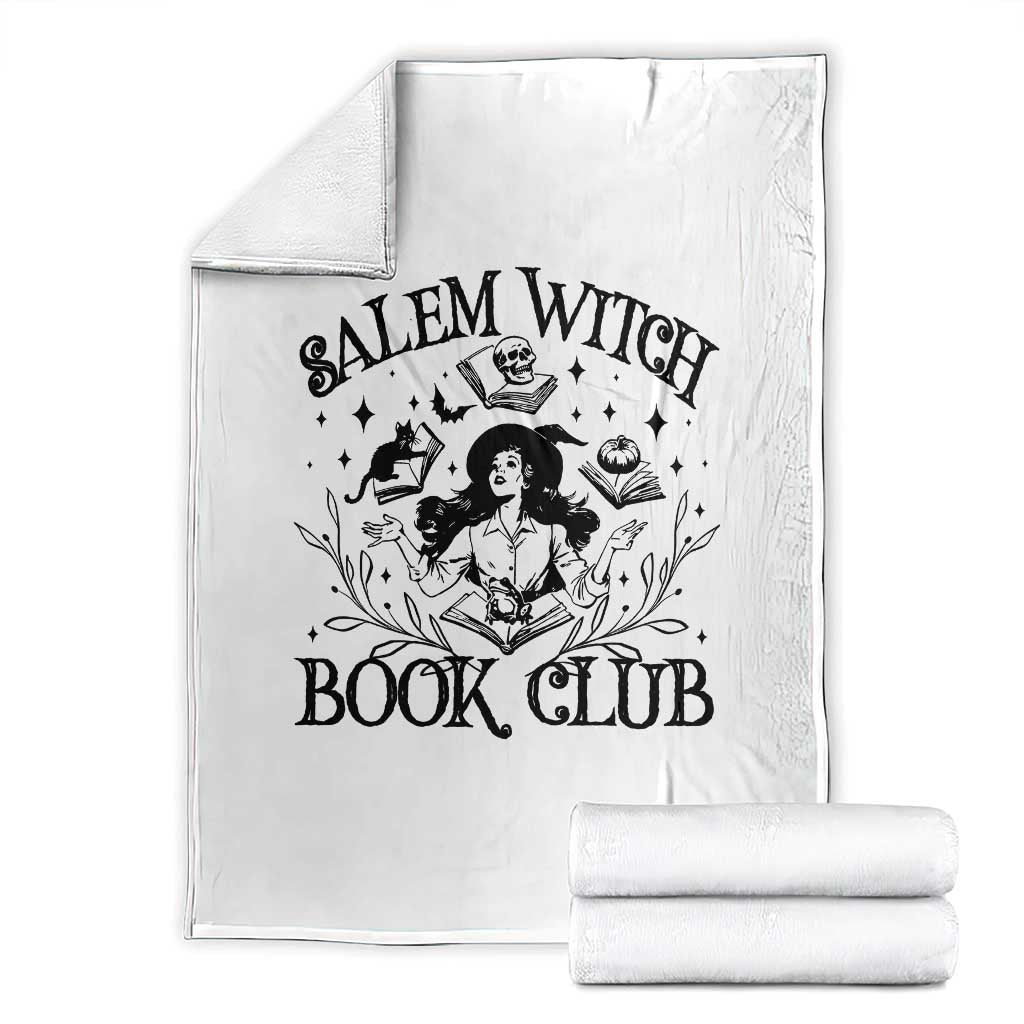 Halloween Bookish Throw Blanket Salem Witch Book Club