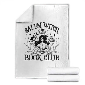 Halloween Bookish Throw Blanket Salem Witch Book Club
