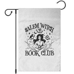 Halloween Bookish Garden Flag Salem Witch Book Club