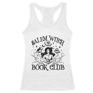 Halloween Bookish Racerback Tank Top Salem Witch Book Club