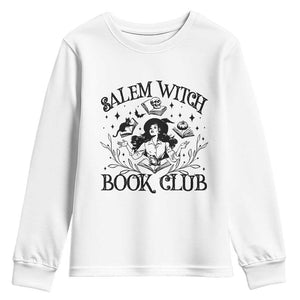 Halloween Bookish Youth Sweatshirt Salem Witch Book Club