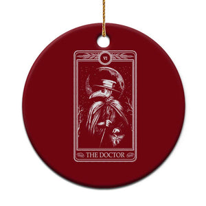 Plague Doctor Ceramic Ornament Tarot Card Horror Death Occult Satanic