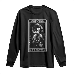 Plague Doctor Long Sleeve Shirt Tarot Card Horror Death Occult Satanic