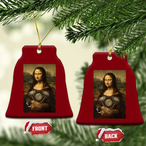 Funny Monalisa Rider Vintage Retro Motorcycle Engine Ceramic Ornament TS11 Print Your Wear