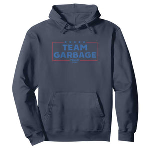 Team Garbage Trump 2024 Hoodie Star Striped TS11 Navy Print Your Wear