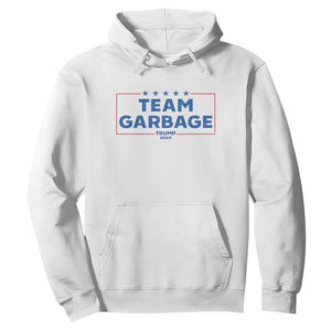 Team Garbage Trump 2024 Hoodie Star Striped TS11 White Print Your Wear