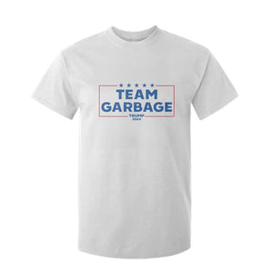 Team Garbage Trump 2024 T Shirt For Kid Star Striped TS11 White Print Your Wear