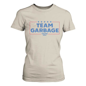 Team Garbage Trump 2024 T Shirt For Women Star Striped TS11 Sand Print Your Wear