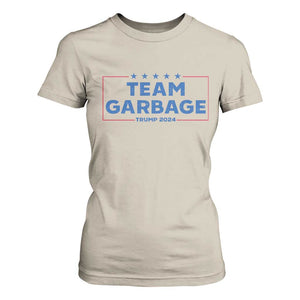 Team Garbage Trump 2024 T Shirt For Women Vintage Star Striped TS11 Sand Print Your Wear