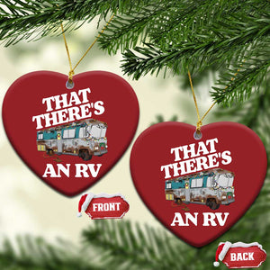 Funny Xmas Movie Christmas Ornament That There's An RV Led Lights Camping Motorhome TS11 Heart Red Print Your Wear