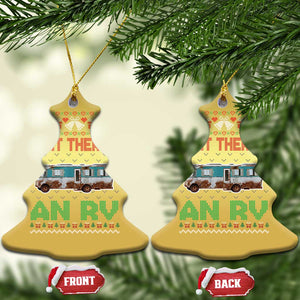 Funny Xmas Movie Christmas Ornament That There's An RV Camping Motorhome Bell TS11 Christmas Tree Gold Print Your Wear