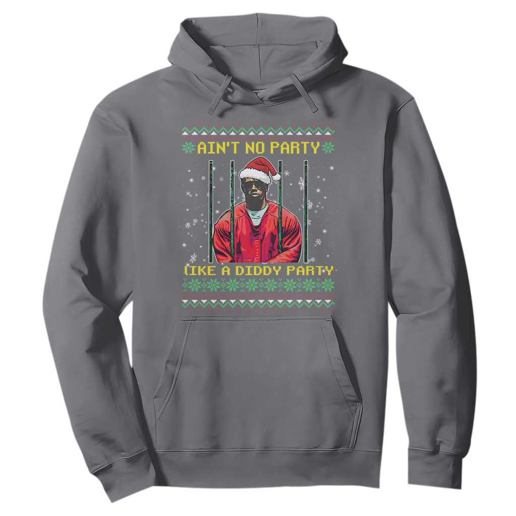 Funny Diddy Ain't No Party Like A Diddy Party Christmas Hoodie TS11 Charcoal Print Your Wear