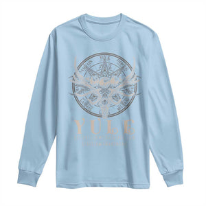 Yule Pagan Long Sleeve Shirt Reflection Instrospection Rebirth Awakening TS11 Light Blue Print Your Wear