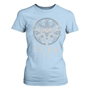 Yule Pagan T Shirt For Women Reflection Instrospection Rebirth Awakening TS11 Light Blue Print Your Wear