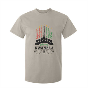 Happy Kwanzaa The 7 Principles African Nguzo Saba Kinara Candles T Shirt For Kid TS11 Sand Print Your Wear