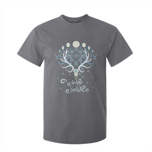 Winter Solstice Yule Pagan Christmas Reindeer T Shirt For Kid TS11 Charcoal Print Your Wear