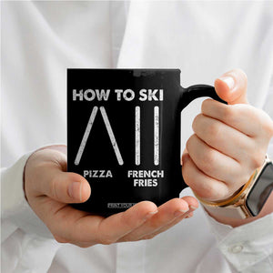 Funny Skiing Instructor Coffee Mug How To Ski Food Lover Winter Sport TS11 Print Your Wear