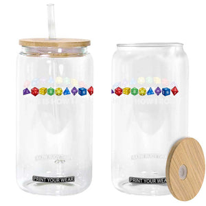 Funny Role Playing Tabletop Dice Glass Can This Is How I Roll TS11 Print Your Wear