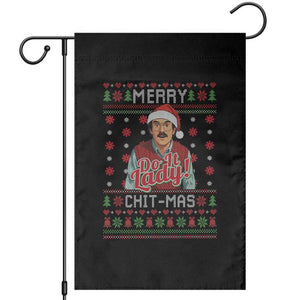 Funny Chit Christmas Garden Flag Merry Chit Mas Do It Lady Ugly Xmas TS11 Black Print Your Wear