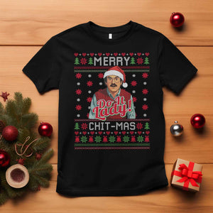 Funny Chit Christmas T Shirt Merry Chit Mas Do It Lady Ugly Xmas TS11 Black Print Your Wear